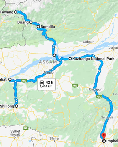 North East Glimpses : Five Sisters